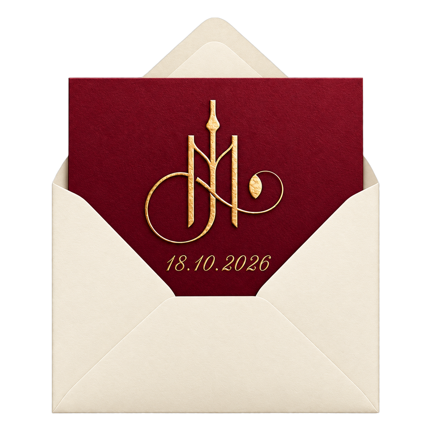 Opened invitation